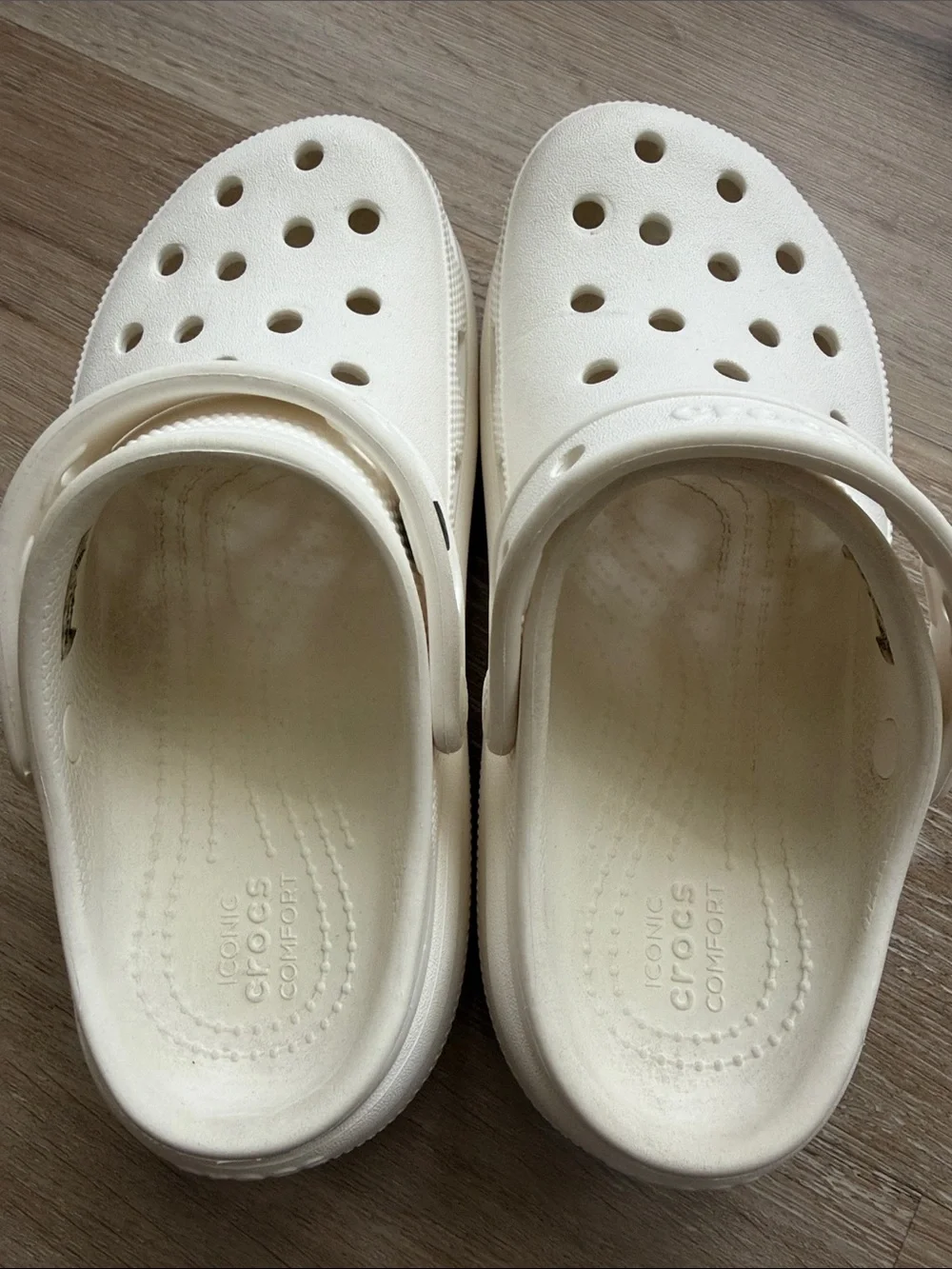 CROCS Kids Classic Cutie Crush Clog in White (J4)